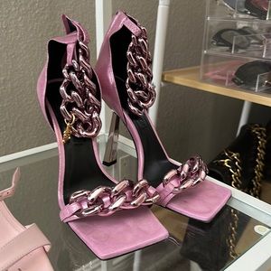 Pink Versace Heels